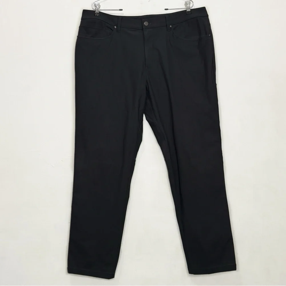 Lululemon ABC Classic-Fit 5 Pocket Pant 38 x 40 Warpstreme in True Navy - Picture 2 of 8